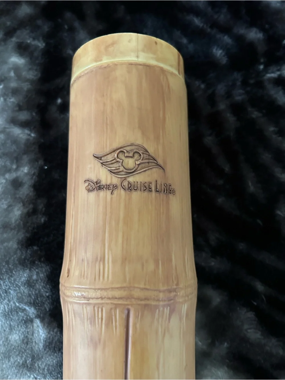 Bamboo Tiki-Style Disney Cruiseline tumbler - Tan
